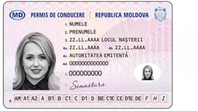 С 1 января 2020 года в Молдове действуют водительские права нового образца
