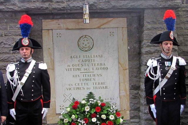 Marcinelle, Tajani alla commemorazione