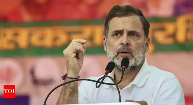 Modi is scared of Trump, claims Rahul