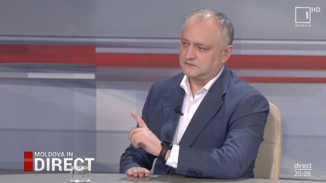 Игорь Додон назвал три возможных сценария развития ситуации