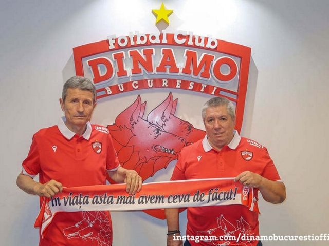 Gigi Mulțescu și Cornel Țălnar rămân antrenorii lui Dinamo