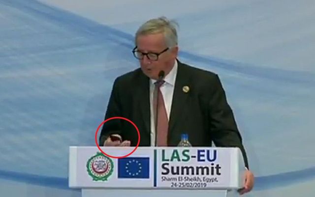 Juncker și-a întrerupt un discurs pentru că soția îl suna insistent