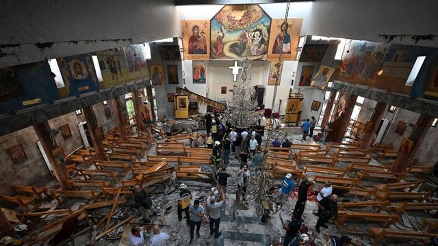 Öngyilkos merénylő robbantott egy damaszkuszi templomban, 25 ember meghalt