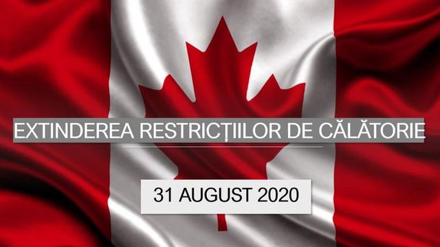 Restricțiile de călătorie în Canada