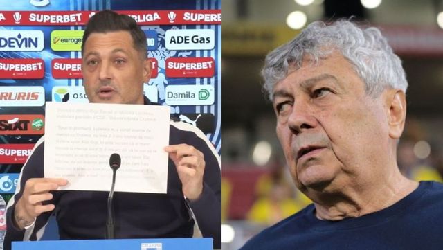 Mesaj veninos din partea Universității Craiova după scandalul dintre Mirel Rădoi și Mircea Lucescu
