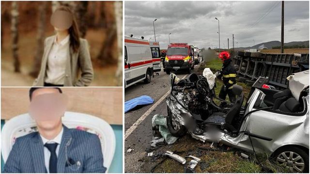 Cine erau cei doi tineri morți în cumplitul accident din Cluj. Tudor și Simona mergeau spre facultate