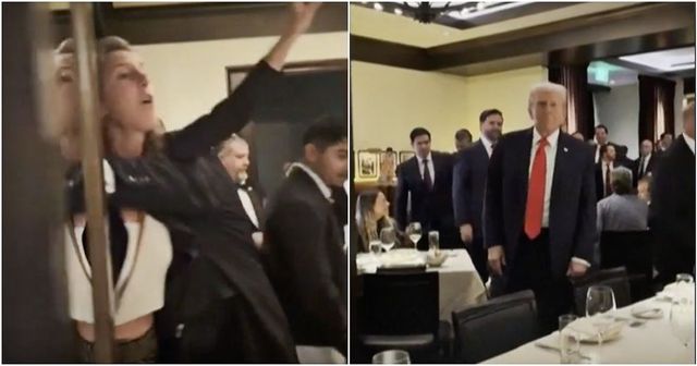 Trump contestato in un ristorante di Washington da attivisti pro-Palestina