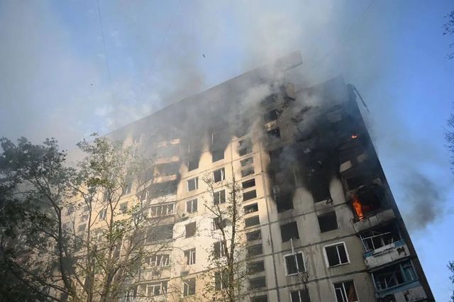 Drone rusești lovesc Harkovul, omorând 2 persoane