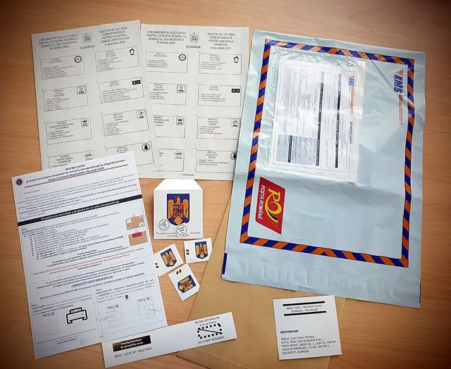 Poșta Română a expediat prima tranșă de buletine de vot