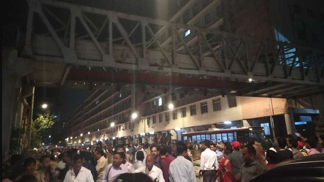 Foot Overbridge Near CST Station in Mumbai Collapses, Many Injured