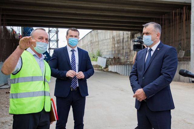 Premierul Ion Chicu a inspectat unul din cele mai importante obiecte de infrastructură din nordul țării