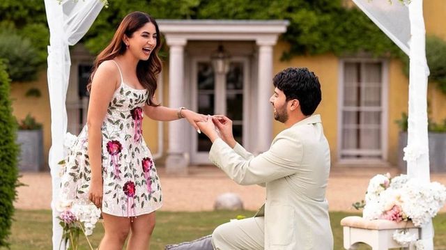 Viral pics: Armaan Malik and Aashna Shroff get engaged in a dreamy ceremony