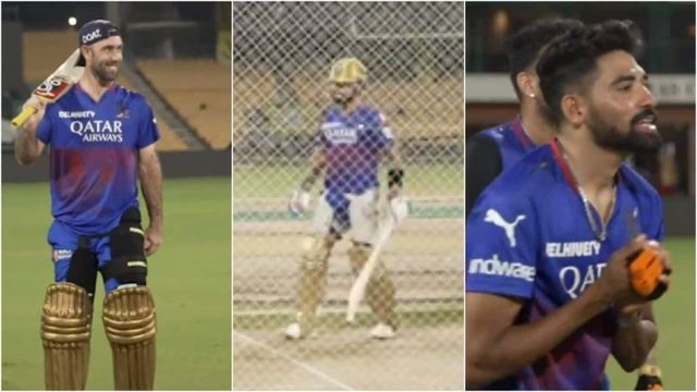 Watch: Glenn Maxwell hilariously imitates Virat Kohli's batting in nets