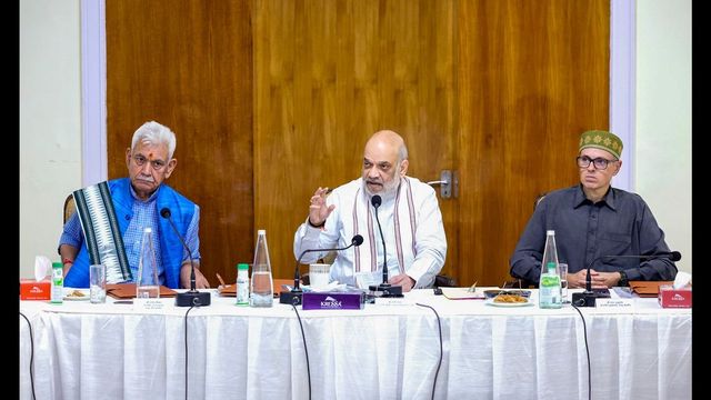 Amit Shah visits flood-hit areas of Jammu, reviews relief efforts