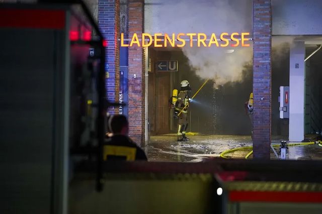 Incendiu într-o stație de metrou din Berlin