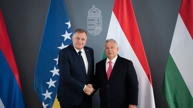 Orbán Viktor fogadta Milorad Dodikot