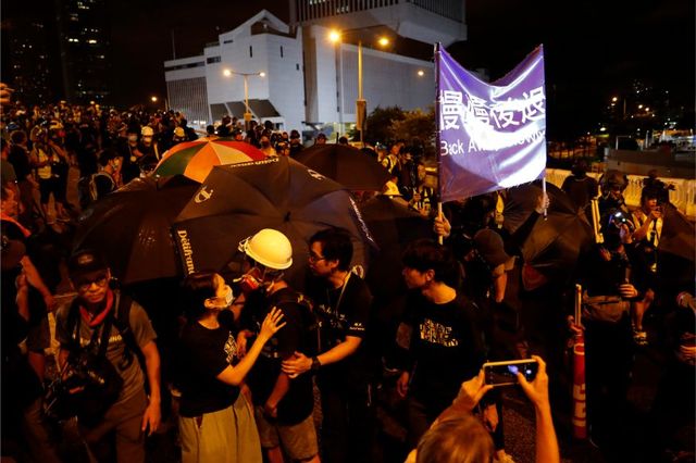 Hong Kong protests called off today to mark 9/11