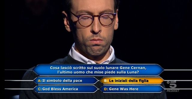 Chi è Enrico Remigio, che ha vinto un milione di euro con la risposta su Gene Cernan