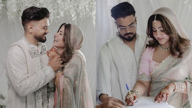 Hina Khan ties the knot in intimate wedding ceremony with long-time partner Rocky Jaiswal