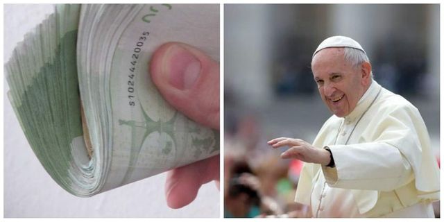 Un preot a găsit un plic cu 5.000 de euro într-o toaletă, în timpul vizitei Papei Francisc la Blaj