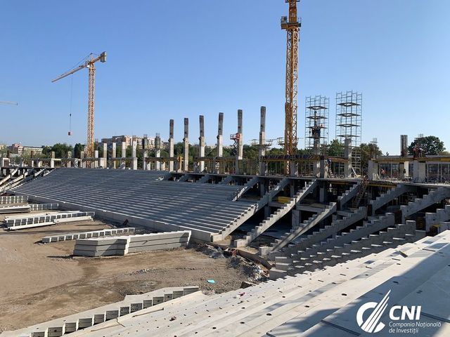 Stadionul Steaua, finalizat în proporție de 65%, susține constructorul