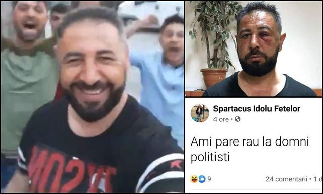 Spartacus, tânărul care a pornit “revoluția” în Rahova, le-a cerut scuze polițiștilor, apoi și-a șters contul de Facebook