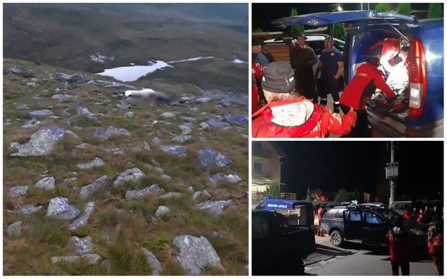 Imagini tulburătoare din Munții Rodnei, unde un turist german a pierit lovit de fulger
