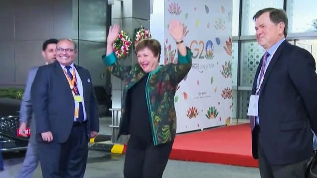 G20 Summit 2023: IMF Chief Georgieva shakes a leg while receiving traditional welcome in Delhi