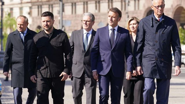 Szombaton Kijevbe utazik Merz, Macron, Starmer és Tusk, hogy támogassa Zelenszkijt