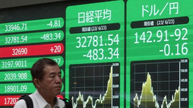 Asia debole, Evergrande crolla, Borsa in calo