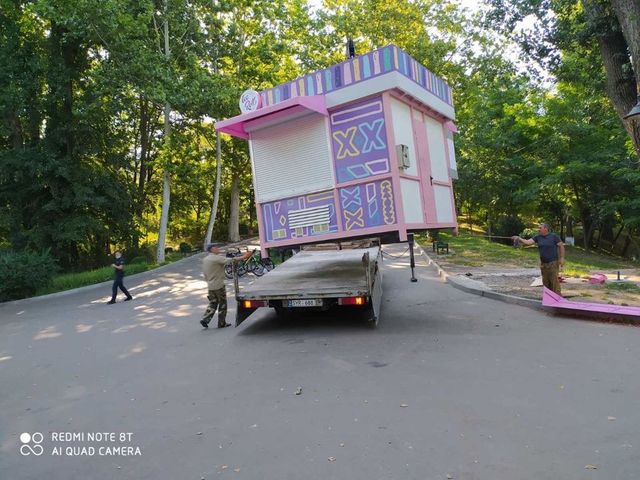 В парке «Долина Роз» сносят киоски после визита примара Кишинева