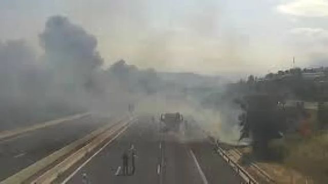 El incendio de Paüls, en imágenes