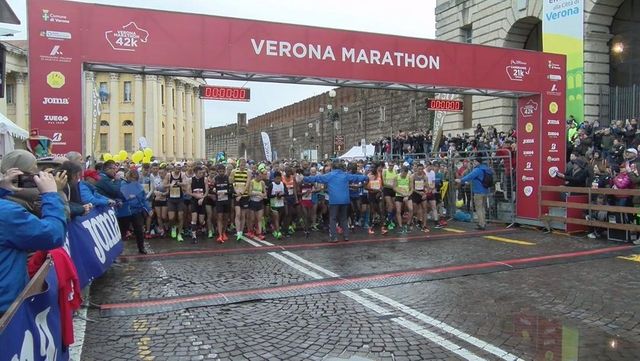 La squadra soccorritori di Gsk Italia alla Verona Marathon