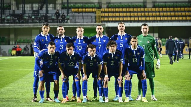 Naționala Moldovei a jucat în primul meci cu Kazahstan din barajul Ligii Națiunilor