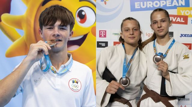 Republica Moldova strălucește la Festivalul Olimpic al Tineretului European cu trei noi medalii obținute la Skopje