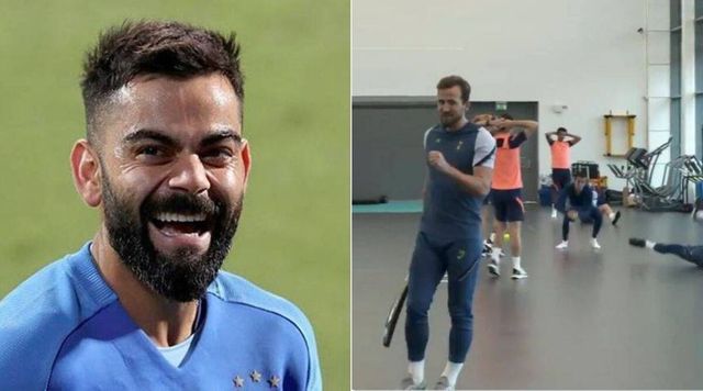 Harry Kane Show Off His Skills With The Bat, Asks If a Spot is Open in RCB; Virat Kohli Responds
