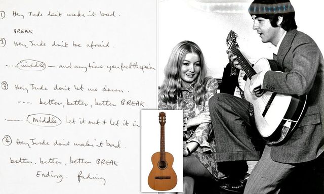 Suma pentru care au fost vândute la licitație versurile scrise de mână ale melodiei „Hey Jude“ de Paul McCartney