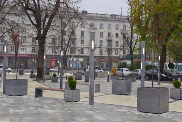 Scuarul „Mihai Eminescu” a fost inaugurat, după reabilitare