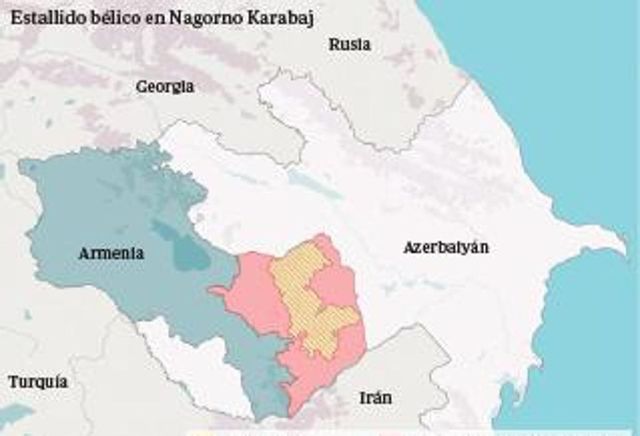 Los armenios de Karabaj deponen las armas tras el alto el fuego decretado por Azerbaiyán