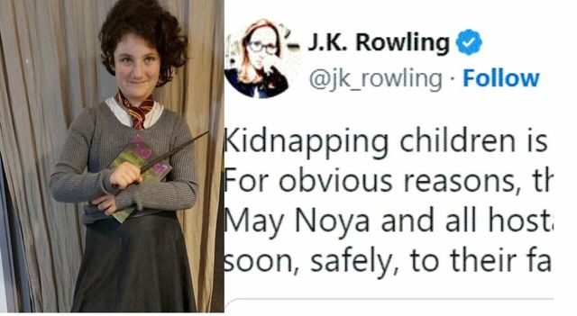 Un tweet di JK Rowling per una fan di Harry Potter ostaggio di Hamas