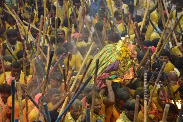 Stick Fight Festival Held In Andhra Pradesh Despite Ban, 50 Injured