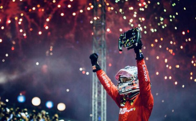 Sebastian Vettel Wins Singapore GP As Ferrari Dominate The Podium