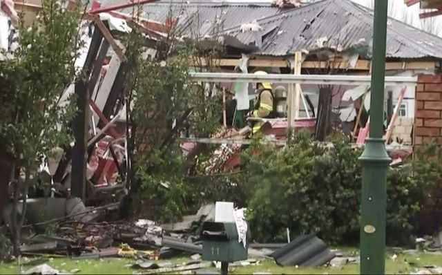 O explozie puternică a distrus în totalitate o casă din Noua Zeelandă