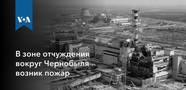 Появились кадры пожара в запретной зоне у Чернобыля