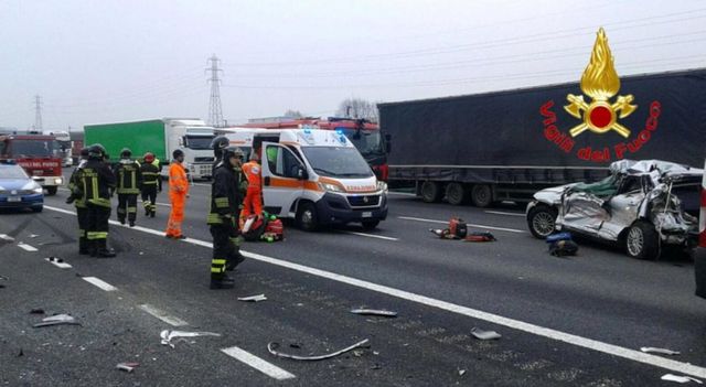 Incidente sulla Torino-Milano, 4 morti