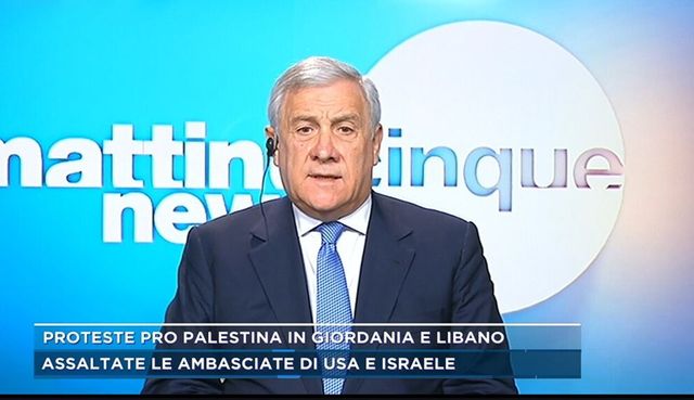 ++ Tajani, 'nessun rischio di attentati in Italia' ++