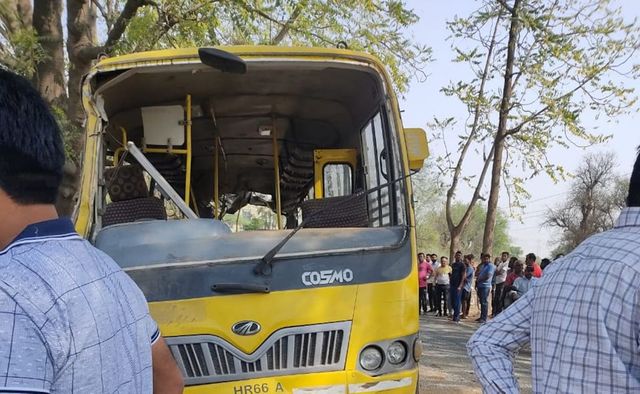 Bus Carrying School Children Overturns In Haryana, Several Feared Injured
