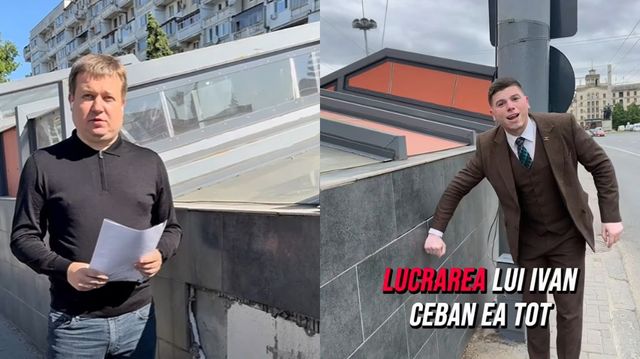 VIDEO Pretura Centru a sesizat poliția după ce un consilier PAS a dat jos teracota dintr-un pasaj subteran