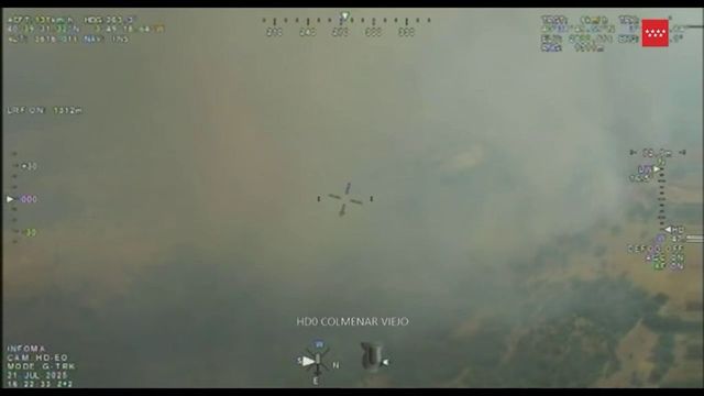 Declarado un incendio forestal en Colmenar Viejo