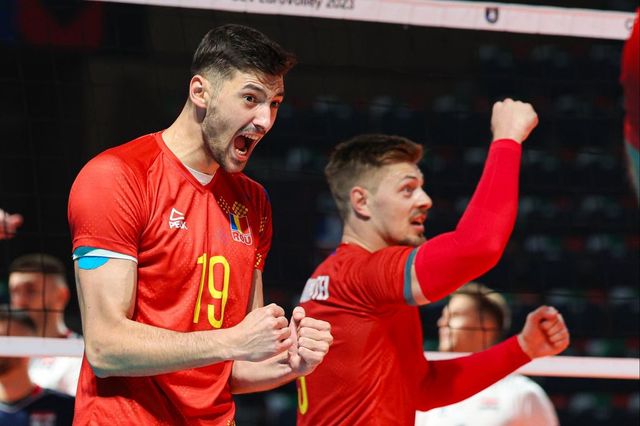 România este în sferturile de finală ale Campionatului European de volei